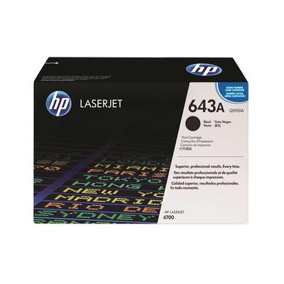 HP Q5950A (643A) Black Original Toner - Laserjet 4700 