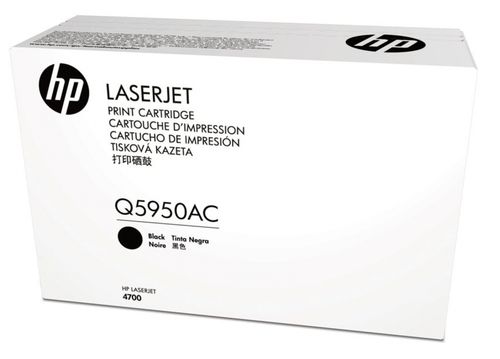 HP Q5950AC Black Original Toner - LaserJet 4700 - 1