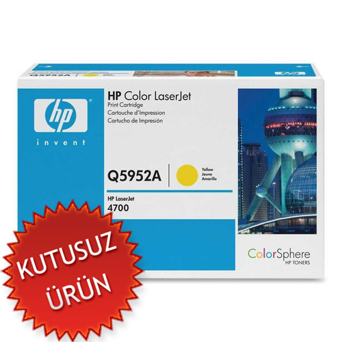 HP Q5952A Sarı Orjinal Toner - Laserjet 4700 (U) (T3582) - 1