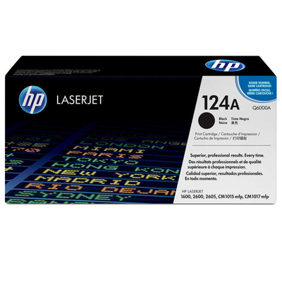 HP Q6000A (124A) Black Original Toner - Laserjet 1600 