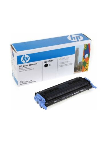 HP Q6000A (124A) Black Original Toner - Laserjet 1600 - 2