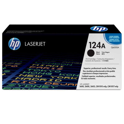 HP Q6000A (124A) Black Original Toner - Laserjet 1600 - 3