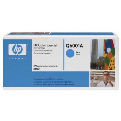 HP Q6001A (124A) Cyan Original Toner - Laserjet 1600 - 2