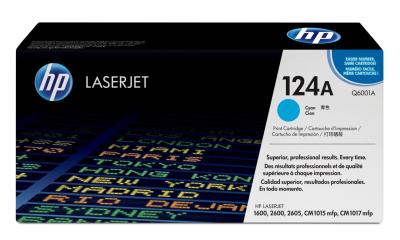 HP Q6001A (124A) Cyan Original Toner - Laserjet 1600 