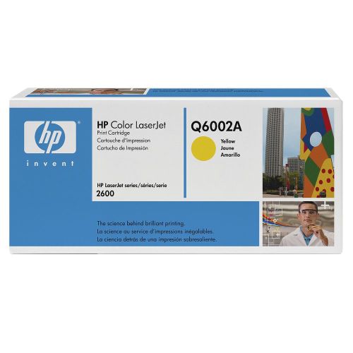 HP Q6002A (124A) Sarı Orjinal Toner - Laserjet 1600 (B) (T4577) - 1