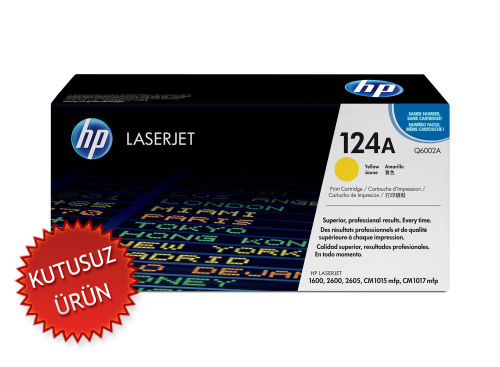 HP Q6002A (124A) Sarı Orjinal Toner - Laserjet 1600 (U) (T10977) - 1