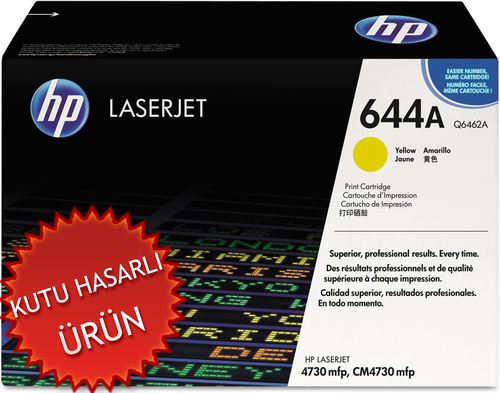 HP Q6462A (644A) Sarı Orjinal Toner - CM4730 (C) (T13561) - 1