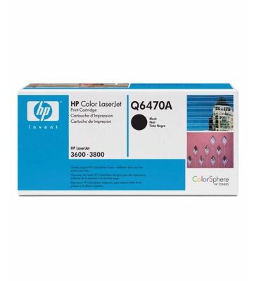 HP Q6470A (501A) Black Original Toner - Laserjet 3600 - 2