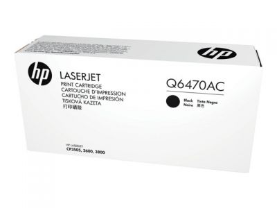 HP Q6470AC (501A) Black Original Toner - Laserjet 3600 - 1