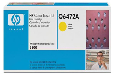 HP - HP Q6472A (502A) Yellow Original Toner - Laserjet 3600 (B)