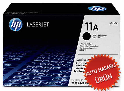 HP Q6511A (11A) Siyah Orjinal Toner - LaserJet 2410 (C) (T15794) - 1