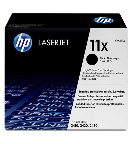 HP Q6511X (11X) Black Original Toner - LaserJet 2410 - 1