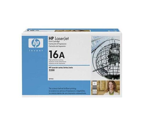 HP Q7516A (16A) Black Original Toner - Laserjet 5200 - 2