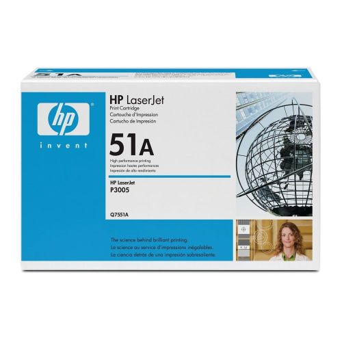 HP Q7551A (51A) Black Original Toner - LaserJet 3005 (B)