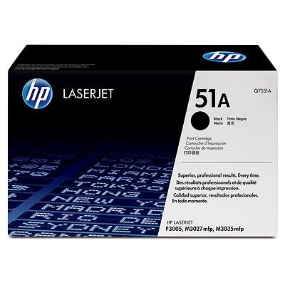 HP Q7551A (51A) Black Original Toner - LaserJet 3005 - 3