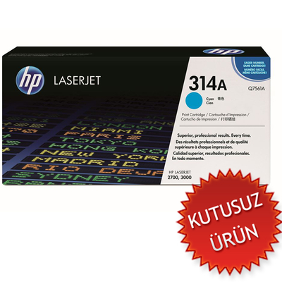 HP Q7561A (314A) Cyan Original Toner - LaserJet 2700 (Without Box) 