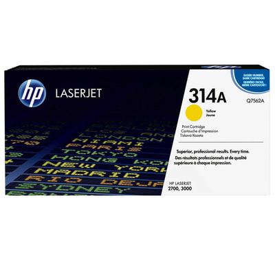 HP Q7562A (314A) Sarı Orjinal Toner - LaserJet 2700 (T4527) - 1