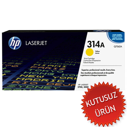 HP Q7562A (314A) Sarı Orjinal Toner - LaserJet 2700 (U) (T10130) - 1