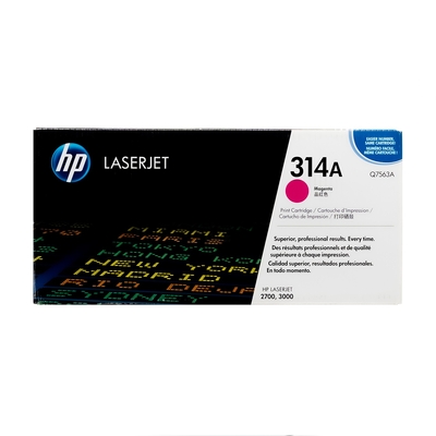 HP Q7563A (314A) Kırmızı Orjinal Toner - LaserJet 2700 (T4524) - 1