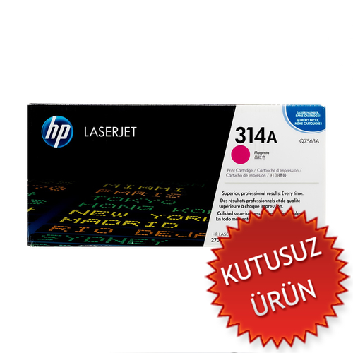 HP Q7563A (314A) Kırmızı Orjinal Toner - LaserJet 2700 (U) (T4530) - 1