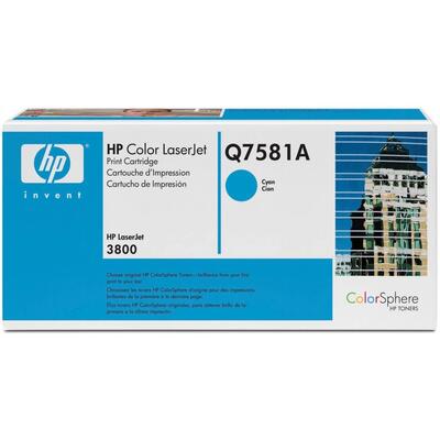 HP Q7581A (503A) Cyan Original Toner - Laserjet 3600 (B) 