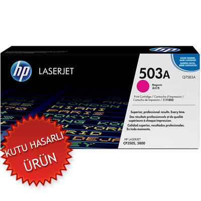 HP Q7583A (503A) Magenta Original Toner - Laserjet 3600 (Damaged Box) 