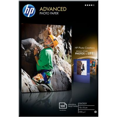 HP Q8692A Bright Photo Paper 10x15 250g/m2 - 1