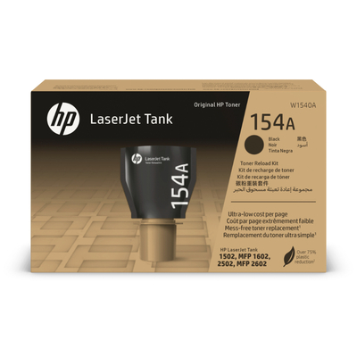 HP - HP W1540A (154A) Black Original Toner Filling Set - MFP1602w