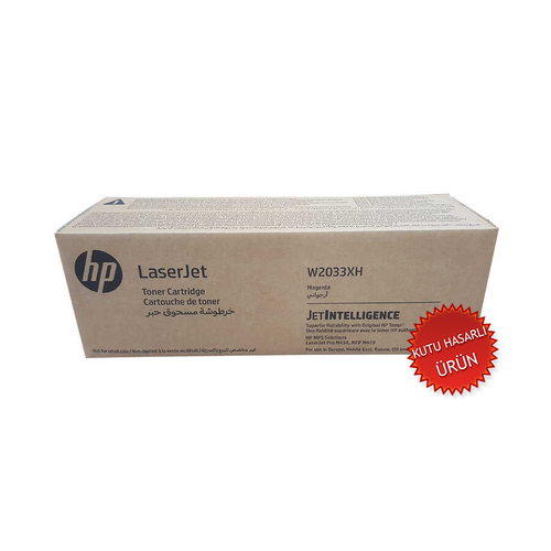 HP W2033XH (415X) Kırmızı Orjinal Toner Yüksek Kapasite - Laserjet Pro M454 / M479 (C) - 1