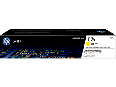 HP W2072A (117A) Yellow Original Toner - Laserjet MFP 178nw / 179nw 