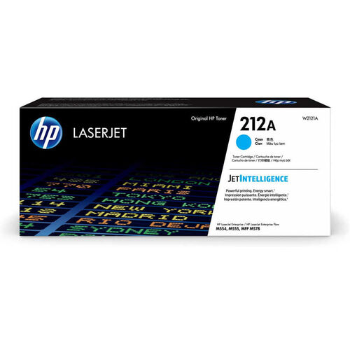 HP W2121A (212A) Cyan Original Toner High Capacity - M554dn / M555dn - 1