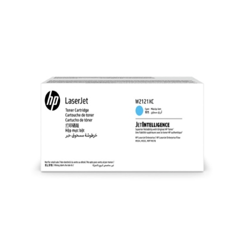 HP W2121XC (212X) Cyan Original Toner High Capacity - M554dn / M555dn