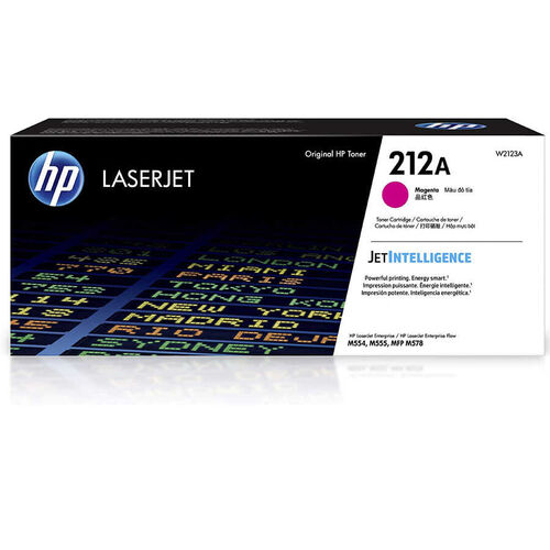 HP W2123A (212A) Kırmızı Orjinal Toner Yüksek Kapasite - M554dn / M555dn (T15119) - 1