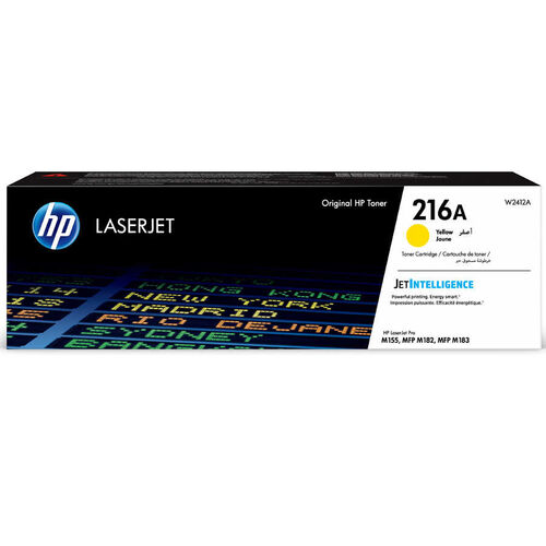 HP W2412A (216A) Sarı Orjinal Toner - LaserJet M182n / M183fw (T13106) - 1