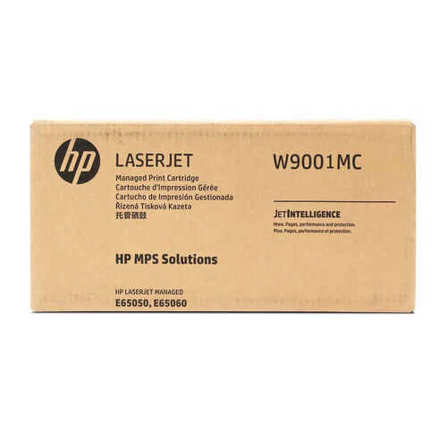 HP W9001MC Cyan Original Toner - Laserjet E65050dn / E65060dn - 1