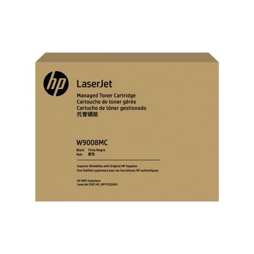 HP W9008MC Black Original Toner - Laserjet Managed E50145dn / E52645dn - 1