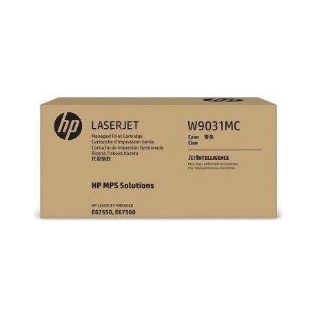 HP W9031MC Cyan Original Toner - Laserjet Managed E67550 - 1