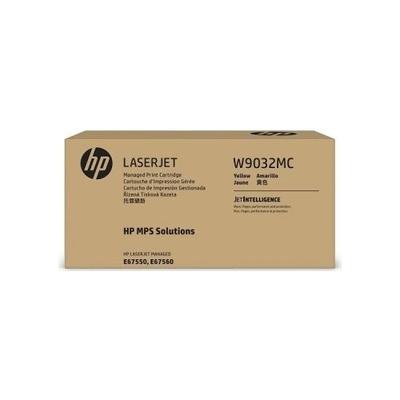 HP W9032MC Yellow Original Toner - Laserjet Managed E67550 