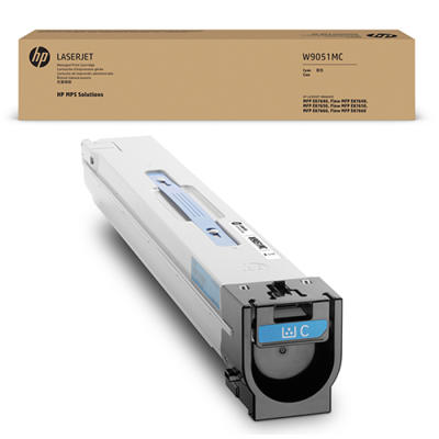 HP W9051MC Cyan Original Toner - Laserjet Managed E87640dn / E87650dn 