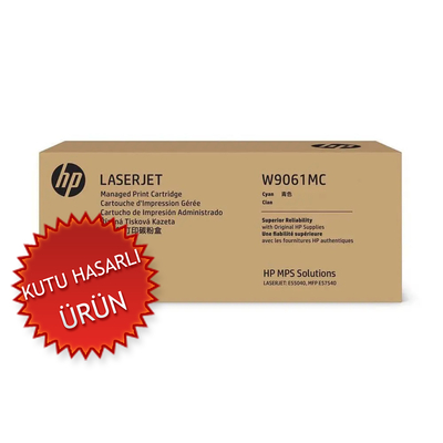 HP W9061MC Cyan Original Toner - E55040dw / MFP E57540dn (Damaged Box) 