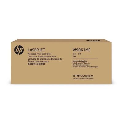 HP W9061MC Cyan Original Toner - E55040dw / MFP E57540dn - 2