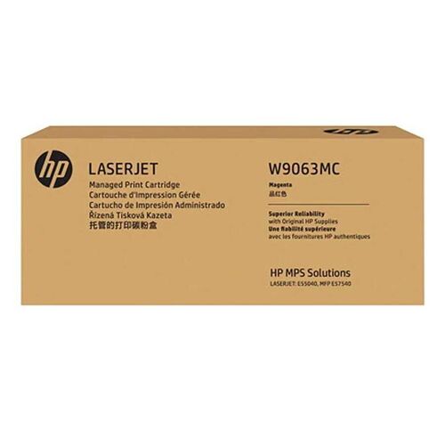 HP W9063MC Kırmızı Orjinal Toner - E55040dw / MFP E57540dn (T16634) - 1