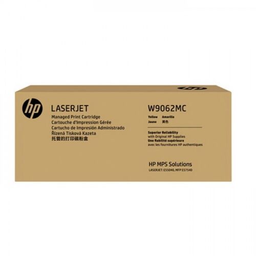 HP W9062MC Sarı Orjinal Toner - E55040dw / MFP E57540dn (T16633) - 1