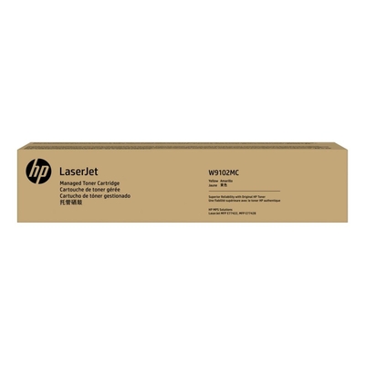 HP - HP W9102MC Yellow Original Toner - MFP E77422dn / MFP E77428dn