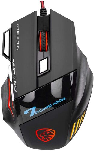 Hytech HY-X7 Gamy Black Gaming Gaming Mouse Rainbow Led RGB Illuminated - 1