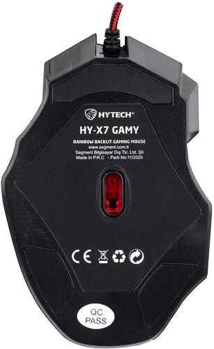 Hytech HY-X7 Gamy Siyah Gaming Oyuncu Mouse Rainbow Led RGB Işıklı (T15987) - 5