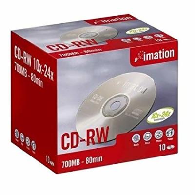 Imation CD-RW 700 MB 4-12X 10 Pk 