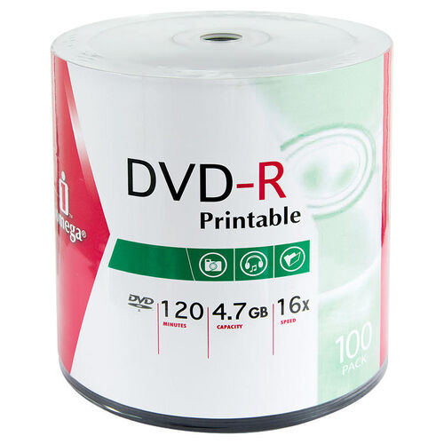 Iomega IDSP100PR 16X 4.7 GB DVD-R (100'lü Paket) (T13286) - 1