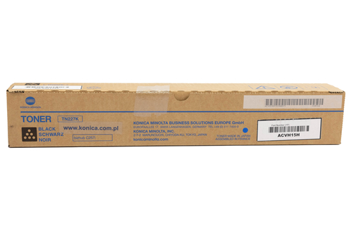 Konica Minolta TN-227K (ACVH150) Siyah Orjinal Toner - Bizhub C257 - 1