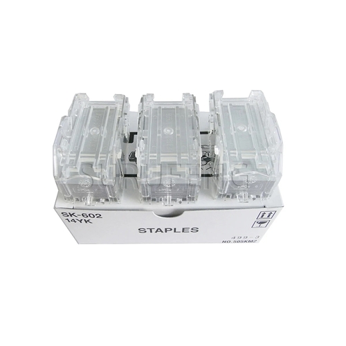 Konica Minolta SK-602 (505KM2) 3 Pack Original Staples Cartridge - Bizhub C203 / C300 - 1